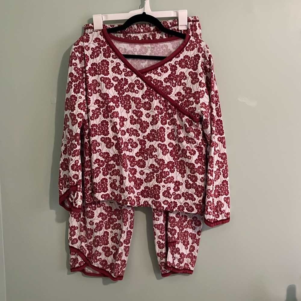 Garnet Hill Organic pajama set